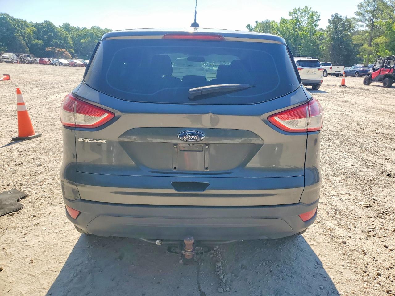 2015 Ford Escape S Gray vin: 1FMCU0F7XFUA74660