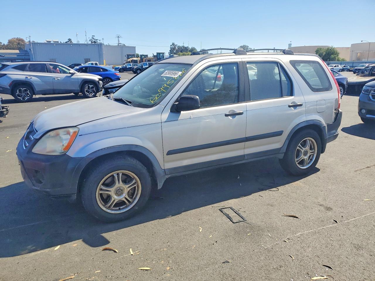 2006 Honda Cr-v Lx Silver vin: JHLRD78506C016293
