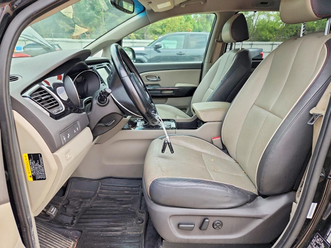 2015 Kia Sedona Sx Black vin: KNDMC5C14F6018999