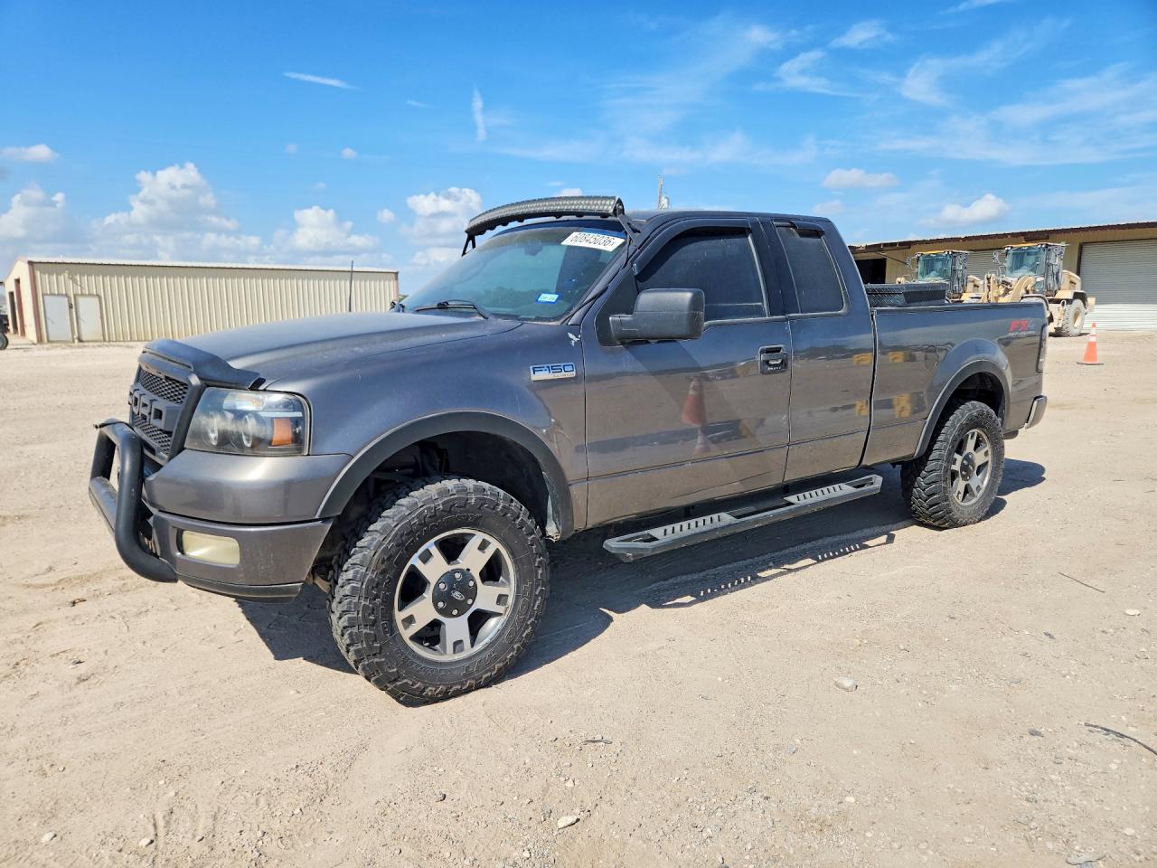 2004 Ford F150 Gray vin: 1FTPX14554NA80832