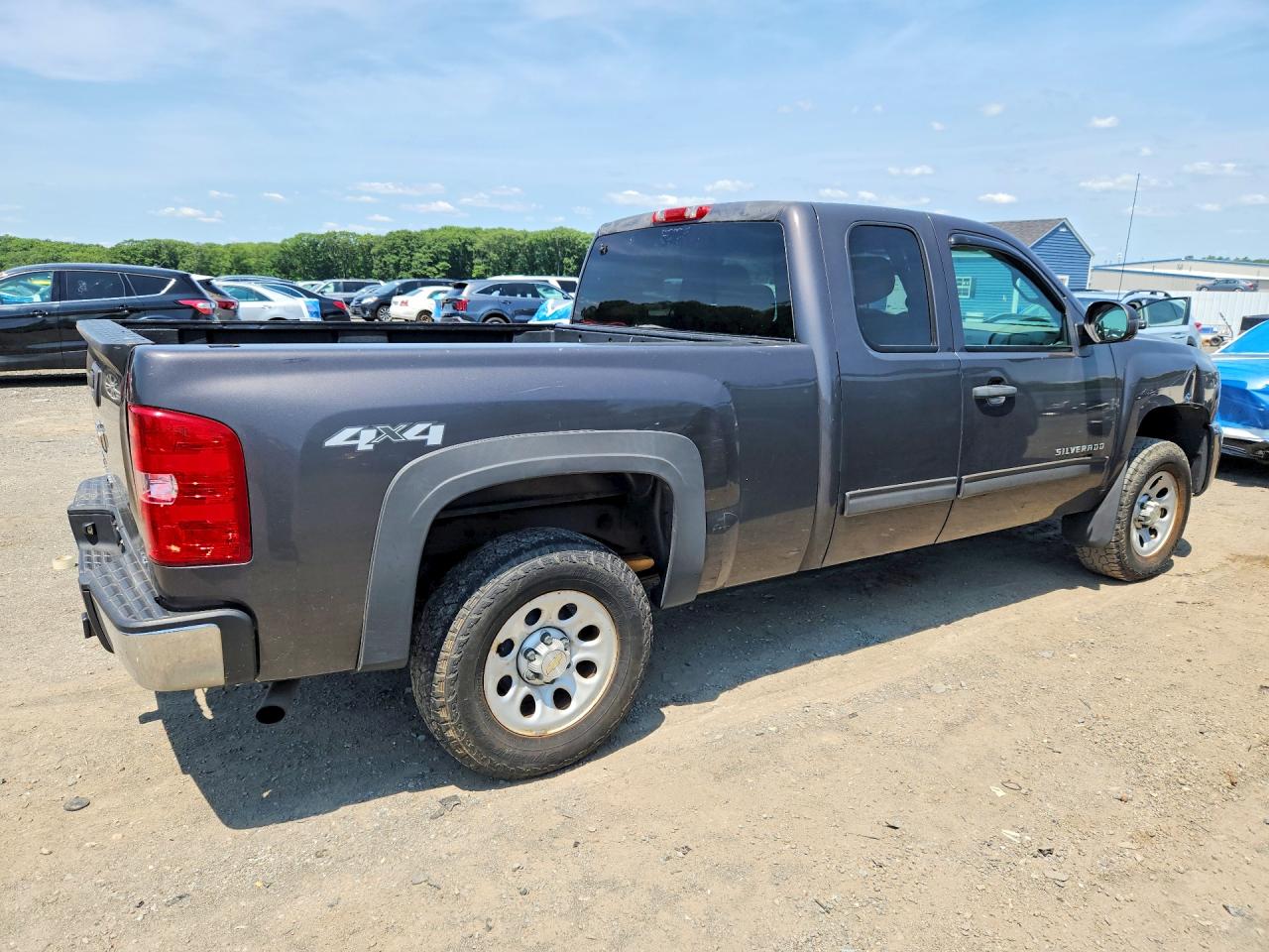 2010 Chevrolet Silverado K1500 Ls Gray vin: 1GCSKREA6AZ112758