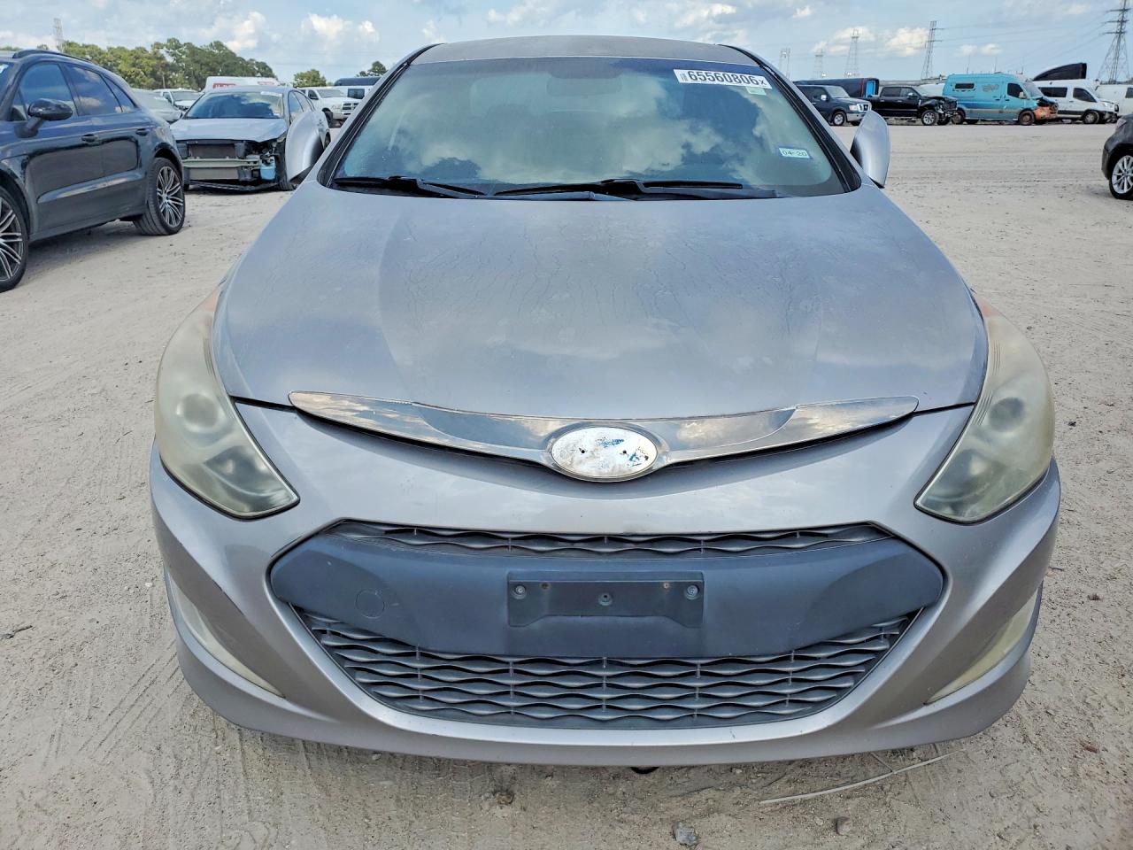 2011 Hyundai Sonata Hybrid Silver vin: KMHEC4A40BA018836