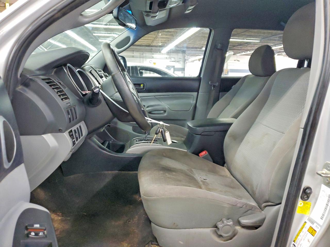 2013 Toyota Tacoma Double Cab Prerunner Silver vin: 3TMJU4GN6DM146570