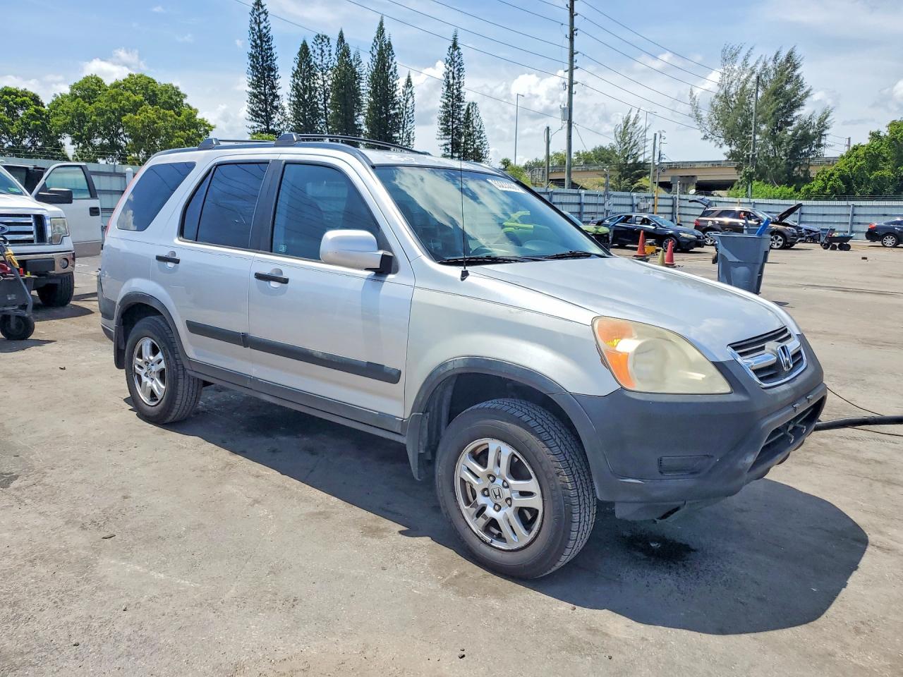 2003 Honda Cr-v Ex Silver vin: JHLRD78813C005342