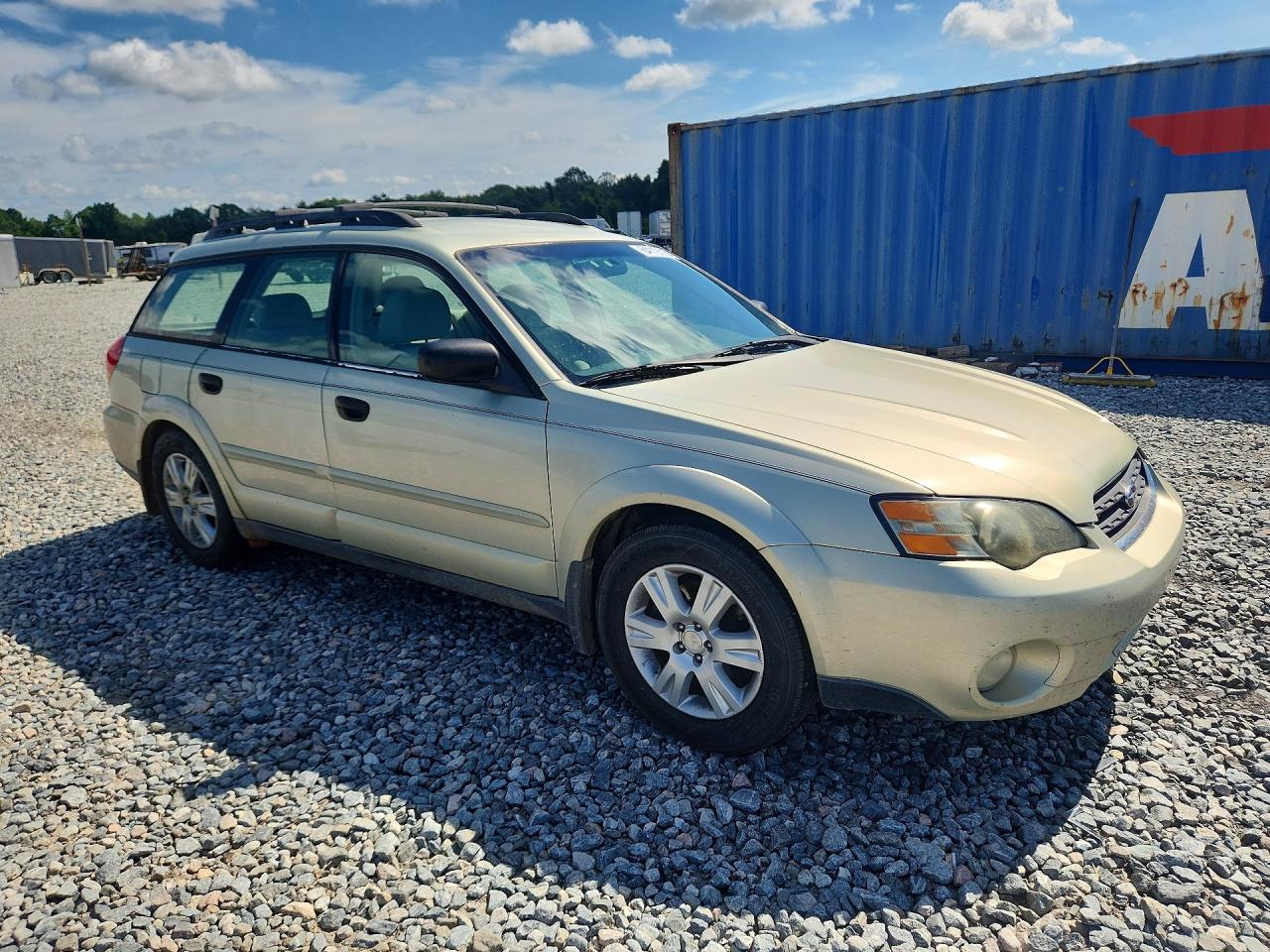 2005 Subaru Legacy Outback 2.5i Бежевый vin: 4S4BP61C457345039