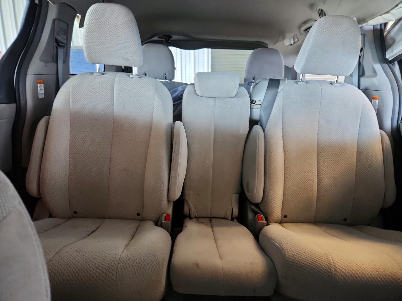2015 Toyota Sienna L 7-passenger White vin: 5TDZK3DC5FS600753