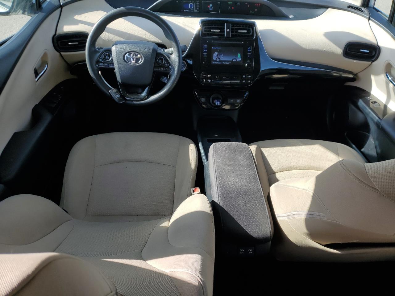 2019 Toyota Prius White vin: JTDKARFU1K3083640