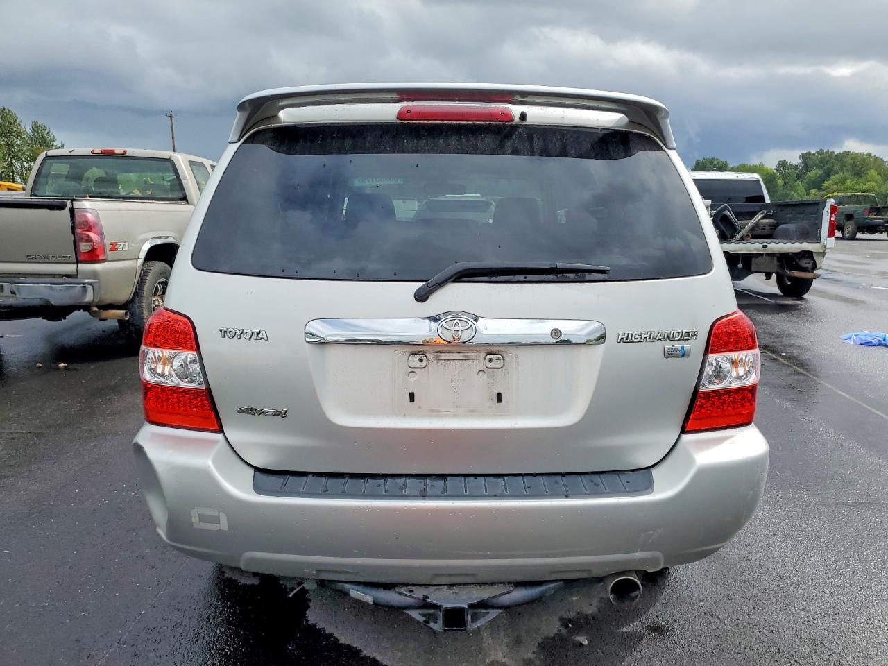 2006 Toyota Highlander Hybrid Silver vin: JTEEW21A660017963