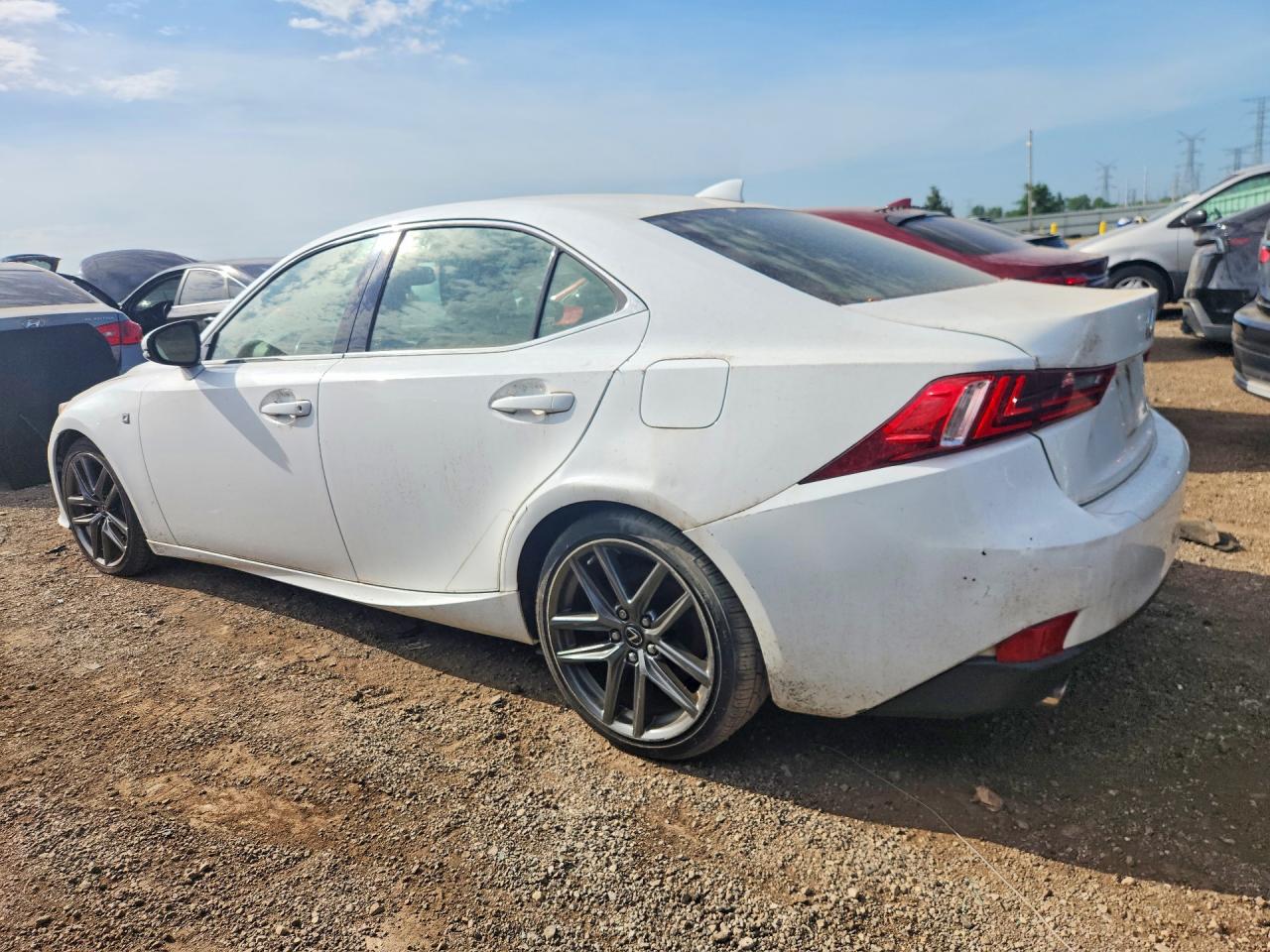2014 Lexus Is 350 White vin: JTHCE1D24E5003296