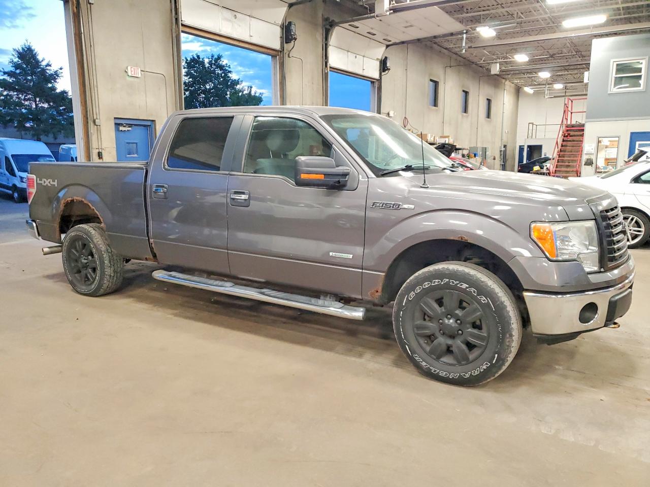 2012 Ford F150 Supercrew Gray vin: 1FTFW1ET0CKD97140