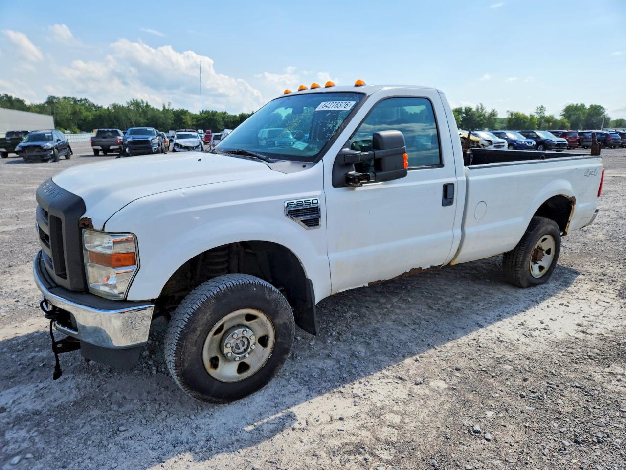 2009 Ford F250 Super Duty White vin: 1FTNF21569EA38438
