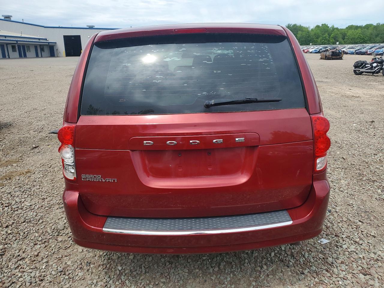 2014 Dodge Grand Caravan Se Red vin: 2C4RDGBG5ER268649