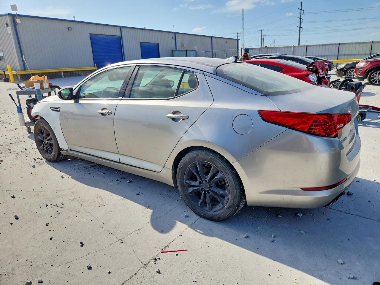 2012 Kia Optima Ex Silver vin: 5XXGN4A74CG051409