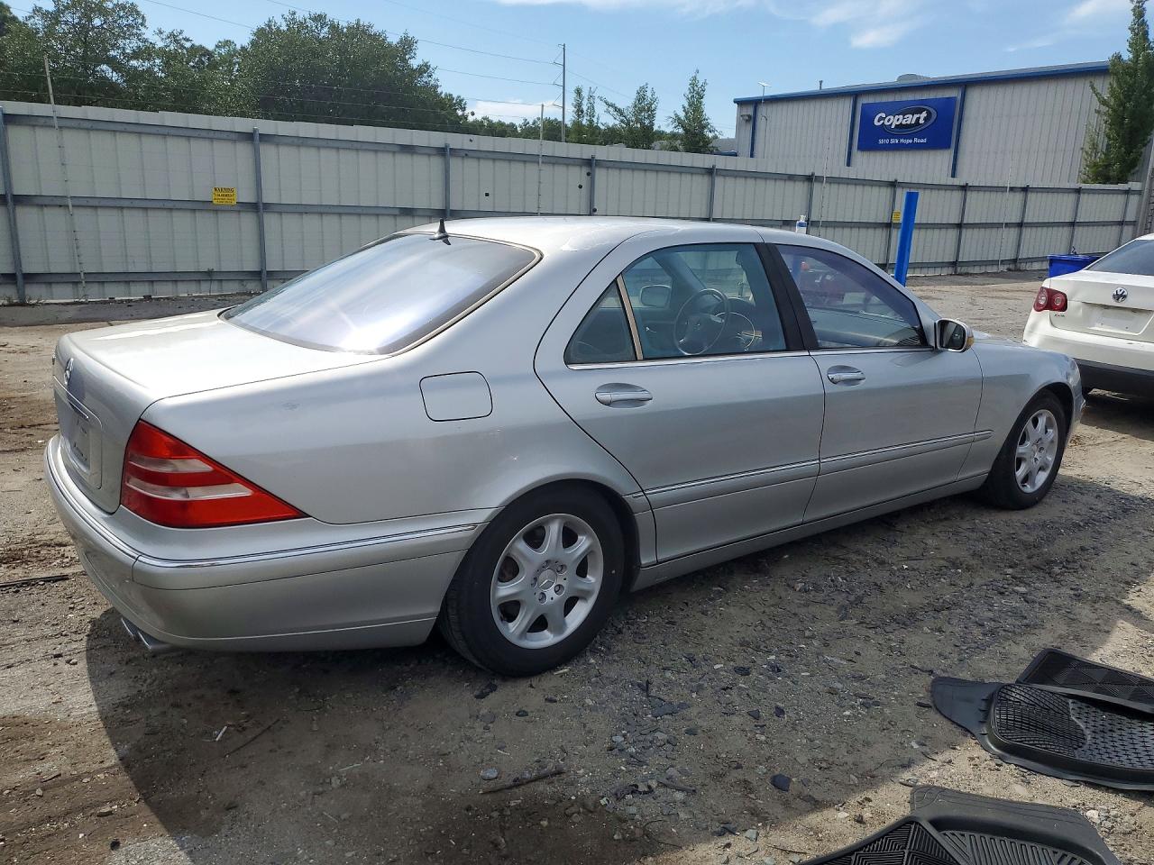 2001 Mercedes-benz S 500 Silver vin: WDBNG75J71A155151