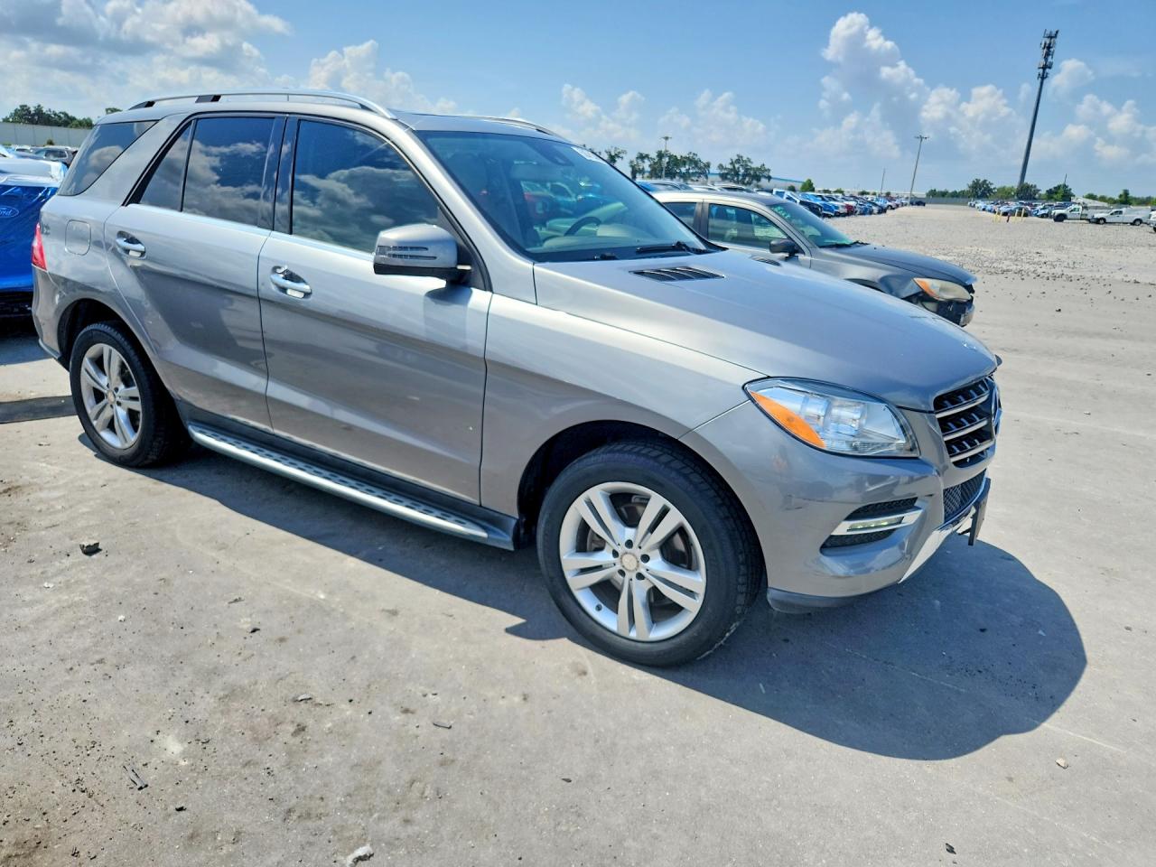 2015 Mercedes-benz Ml 350 Gray vin: 4JGDA5JB2FA618592