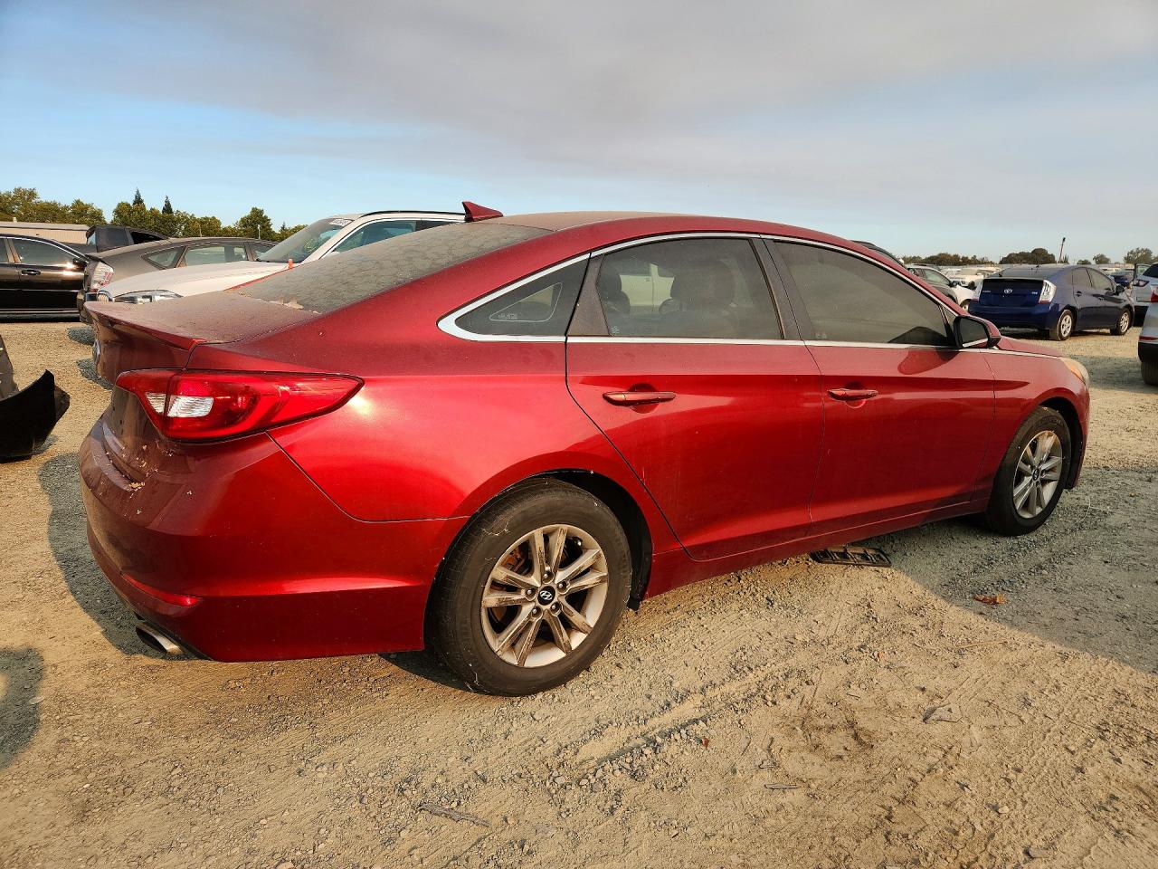 2015 Hyundai Sonata Se Красный vin: 5NPE24AF3FH231674
