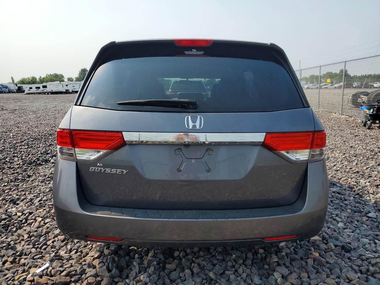 2015 Honda Odyssey Lx Серый vin: 5FNRL5H20FB051073