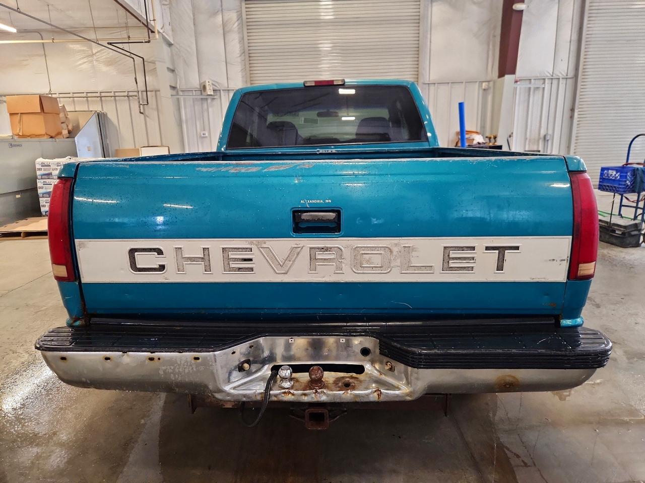 1996 Chevrolet Gmt-400 K1500 Teal vin: 2GCEK19M0T1103388