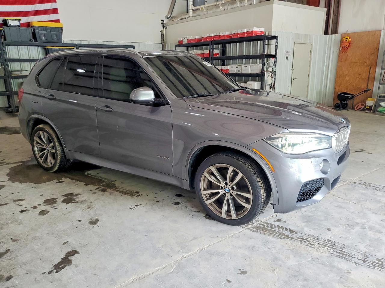 2015 Bmw X5 Xdrive50i Gray vin: 5UXKR6C57F0J77032