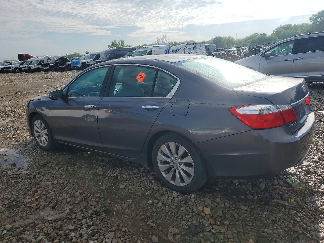 2014 Honda Accord Ex Gray vin: 1HGCR2F71EA106107