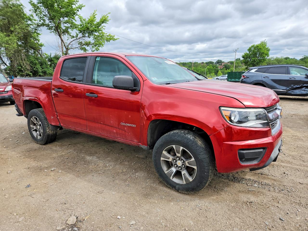 2016 Chevrolet Colorado Красный vin: 1GCGTBE37G1384593