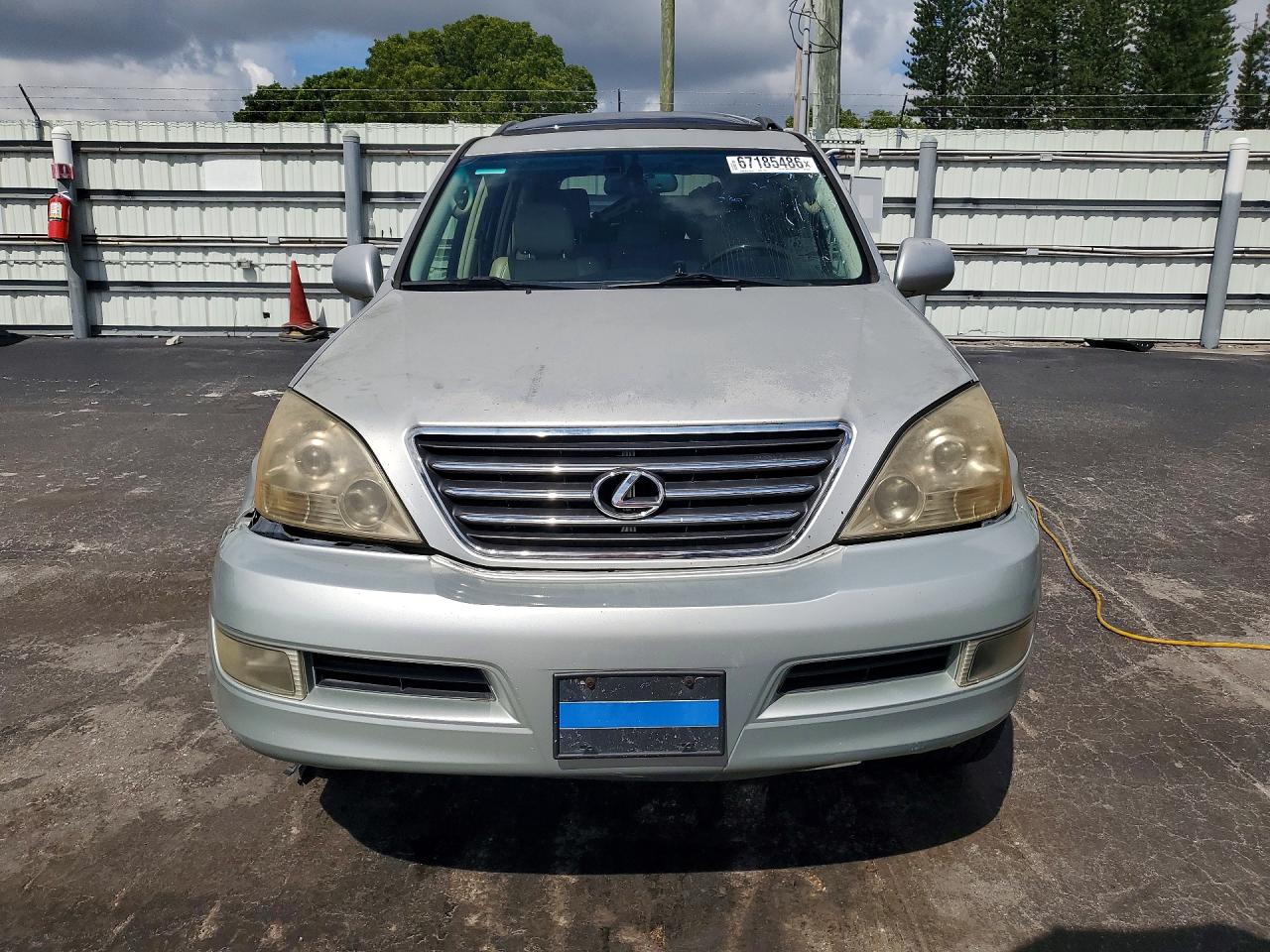 2005 Lexus Gx 470 Silver vin: JTJBT20X350076695