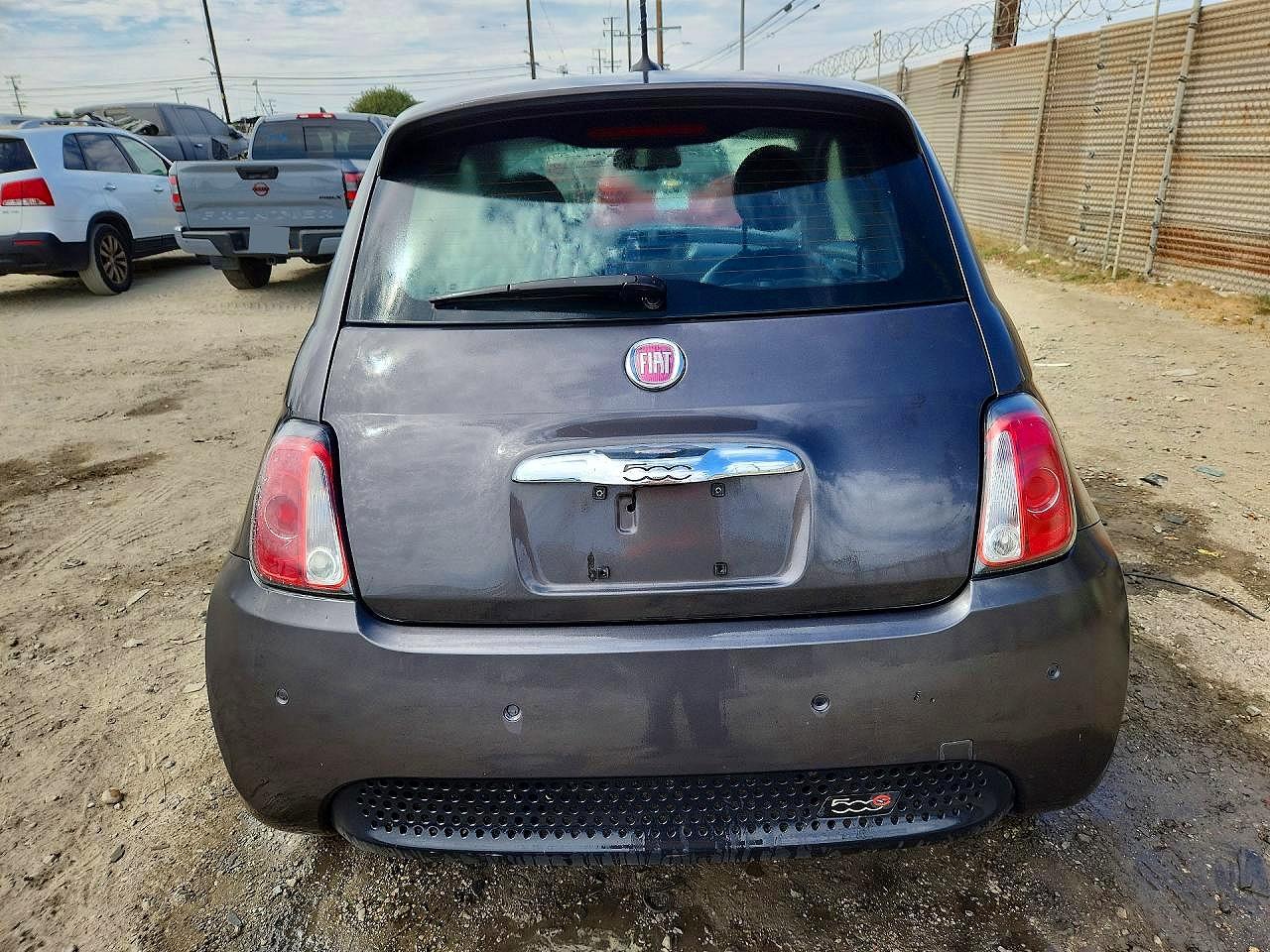 2014 Fiat 500 Electric Серый vin: 3C3CFFGE8ET208576
