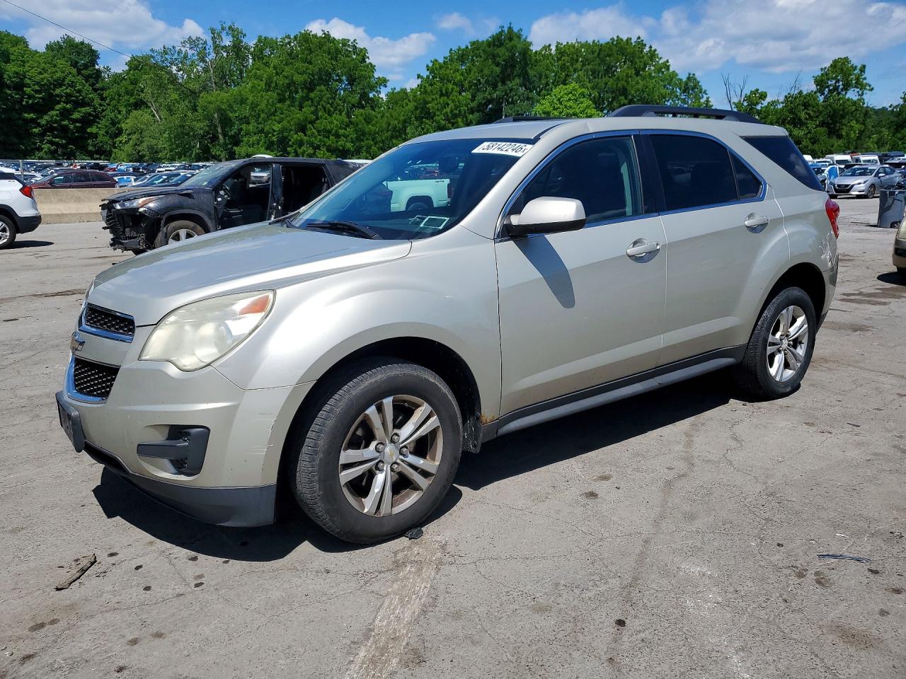 2013 Chevrolet Equinox Lt Beige vin: 2GNFLEEK0D6349107
