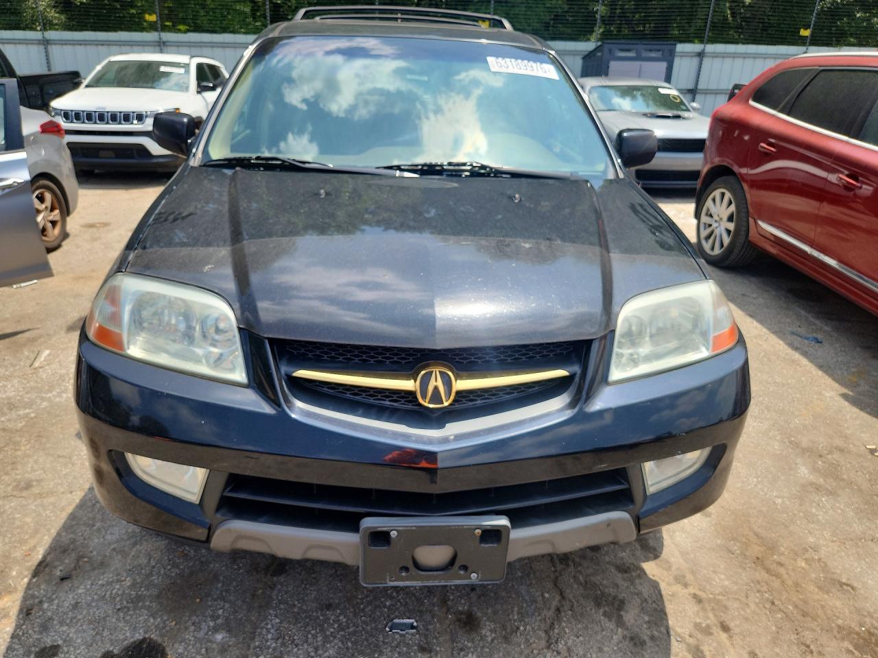 2002 Acura Mdx Touring Black vin: 2HNYD18832H540457