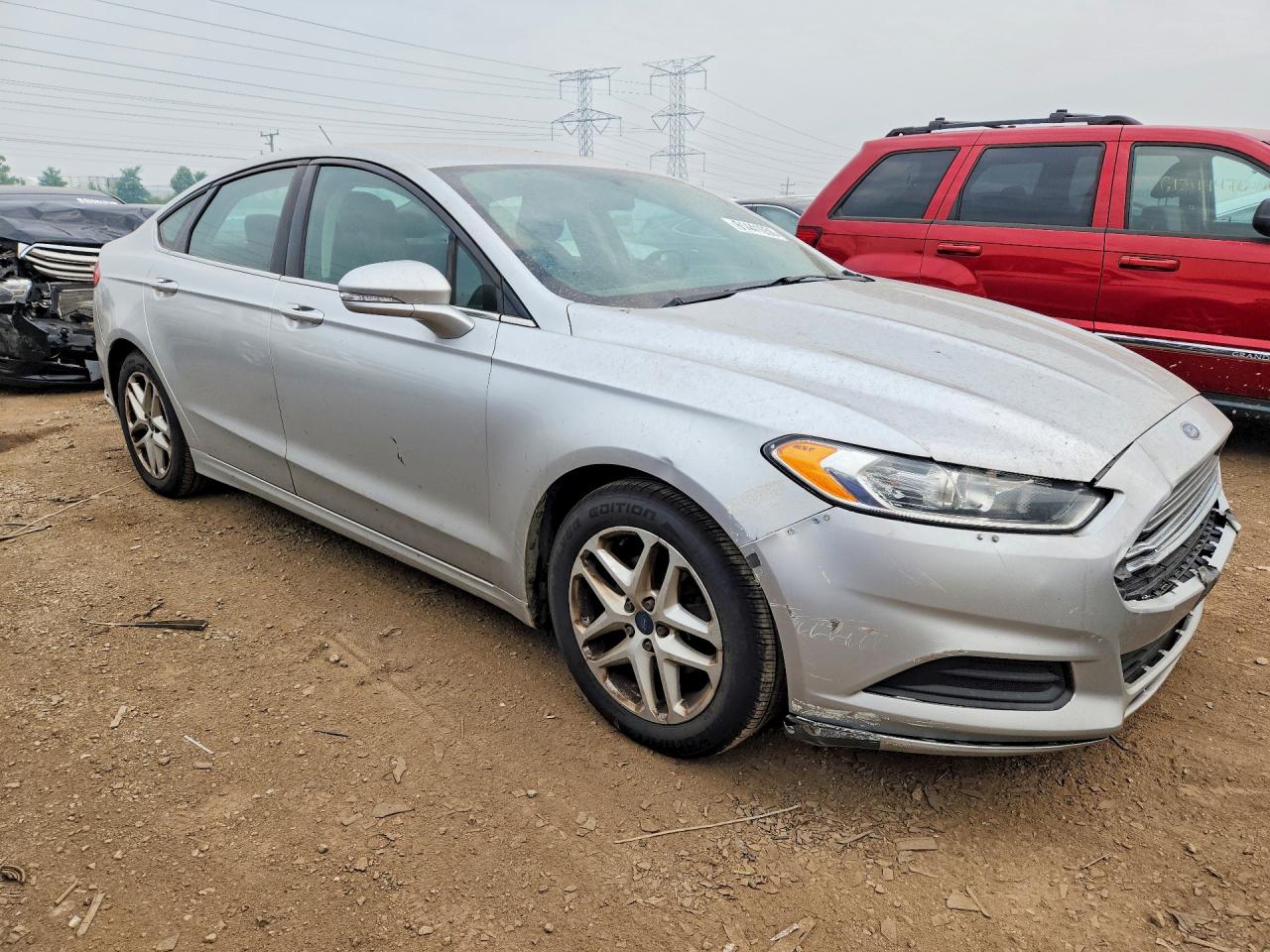 2015 Ford Fusion Se Серебряный vin: 1FA6P0H74F5102734