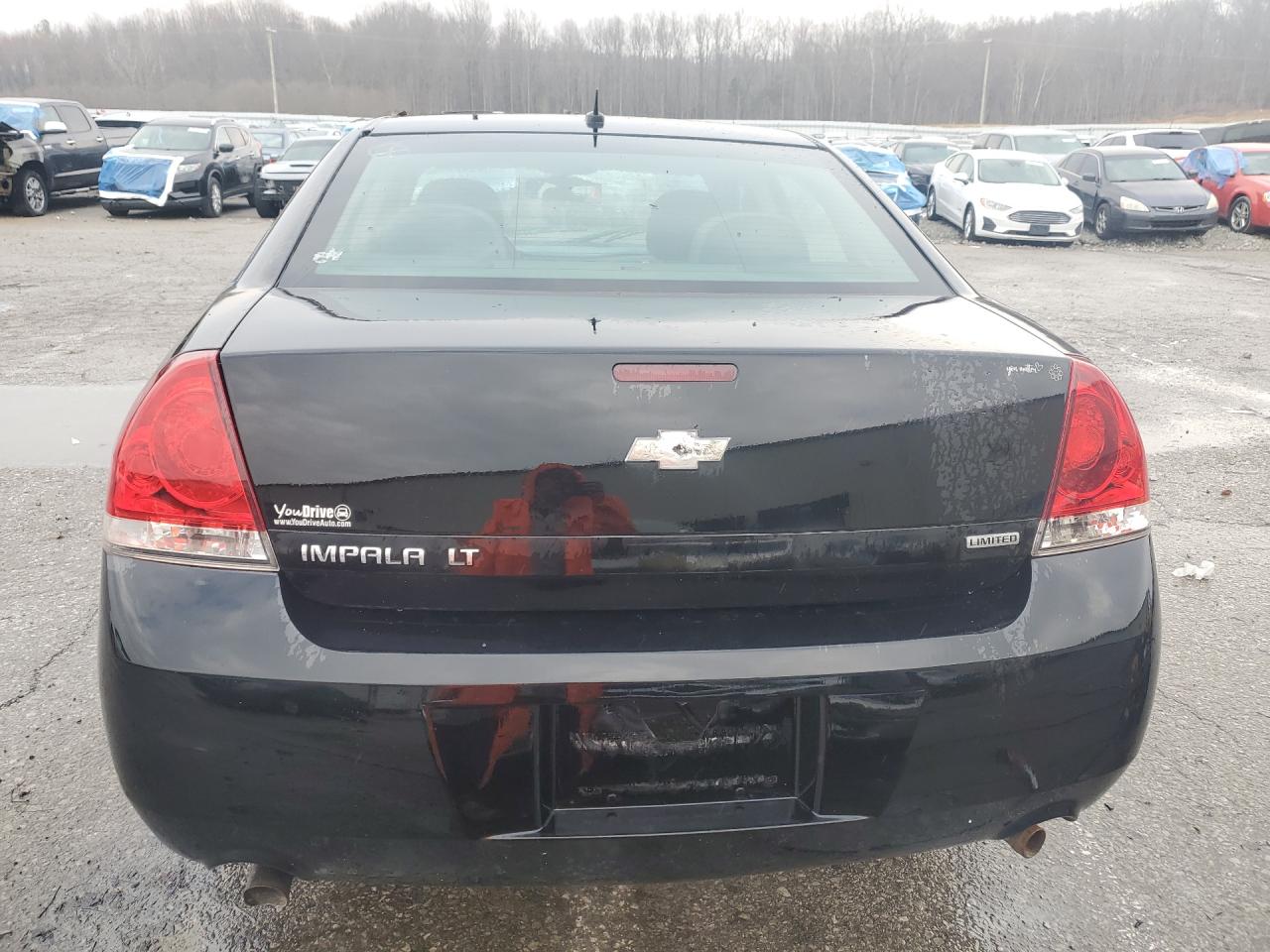 2014 Chevrolet Impala Limited Lt Black vin: 2G1WB5E38E1116829 Damage: Deck Lid, Heavy Scratch, 1/2 To 1 Inch
