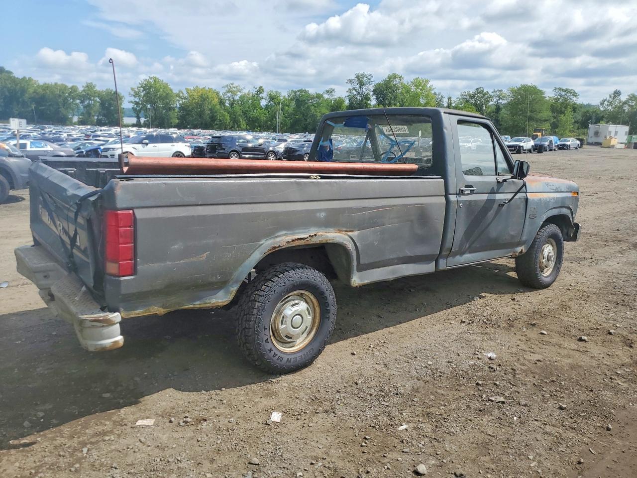 1986 Ford F150 Gray vin: 2FTEF14N9GCB78959