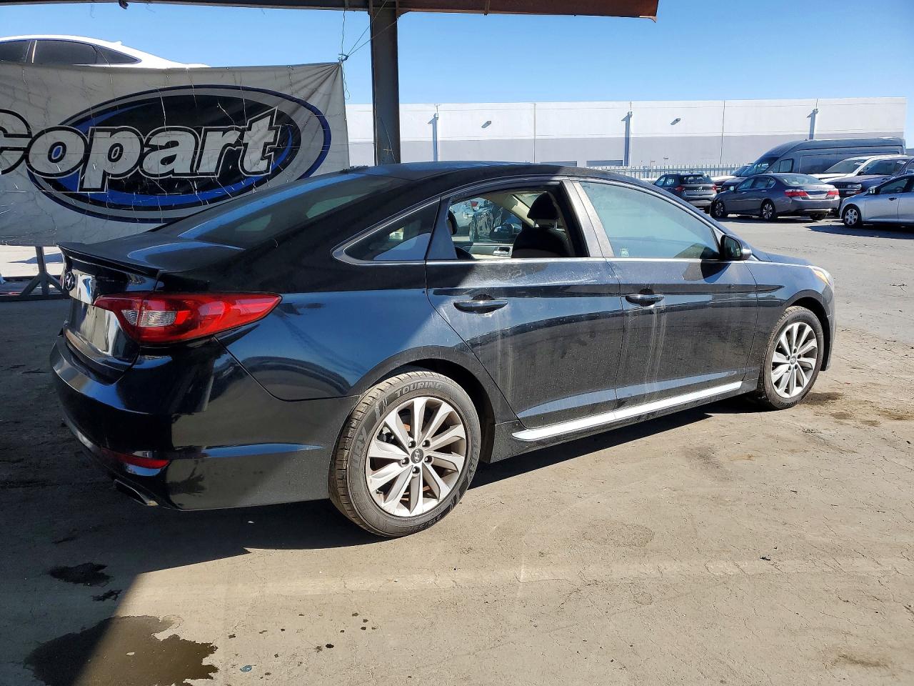2015 Hyundai Sonata Sport Black vin: 5NPE34AF3FH087217