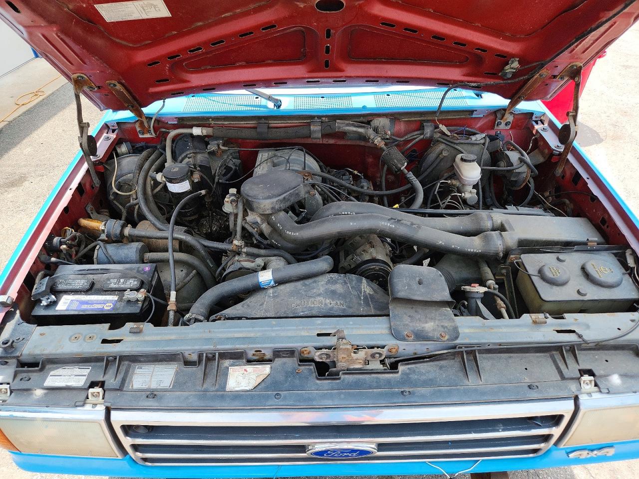1990 Ford Bronco U100 Blue vin: 1FMEU15N7LLA15209