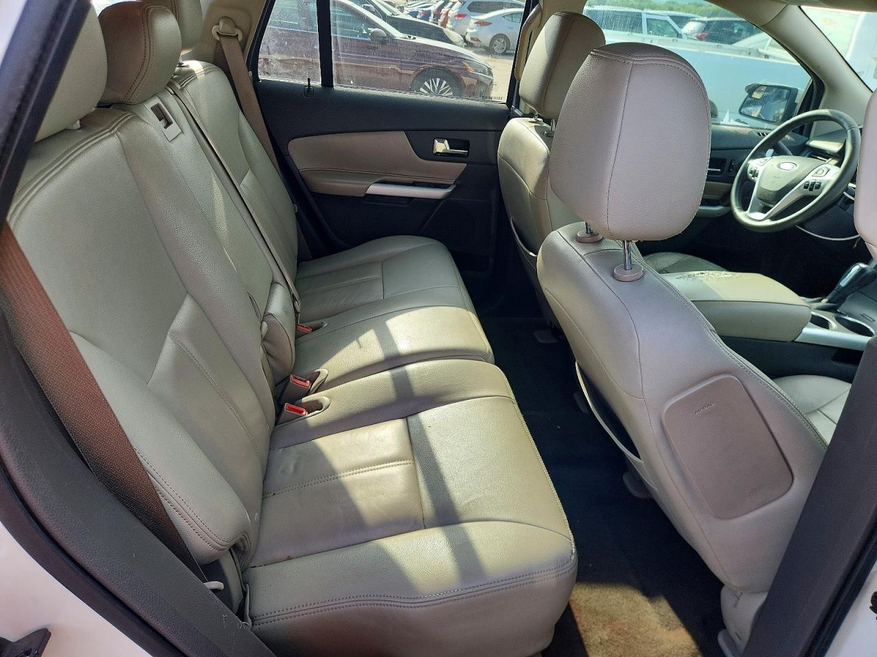 2013 Ford Edge Sel White vin: 2FMDK3JC5DBA07936