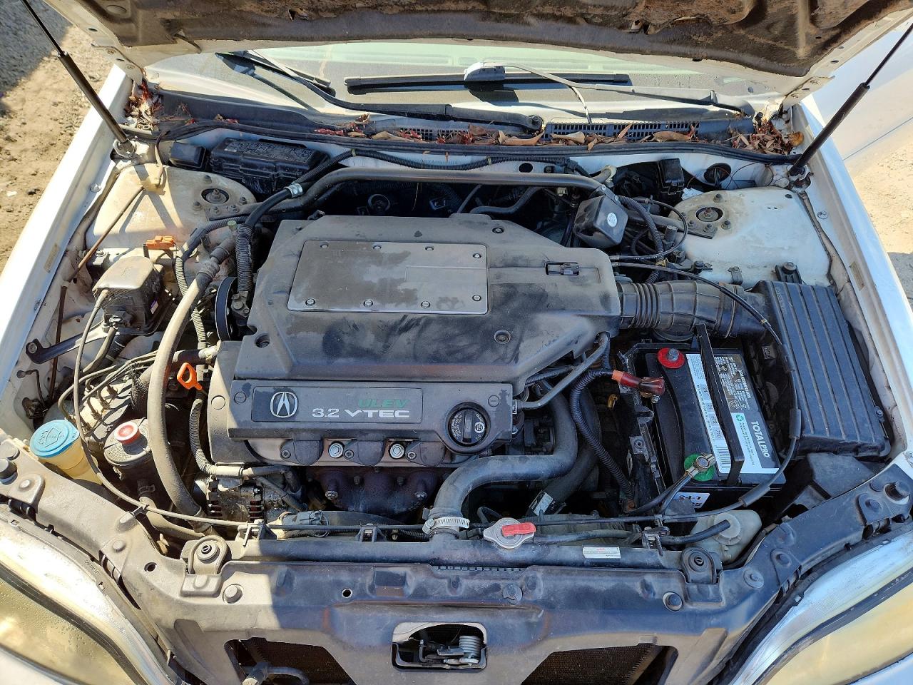 2000 Acura 3.2tl White vin: 19UUA5668YA050904