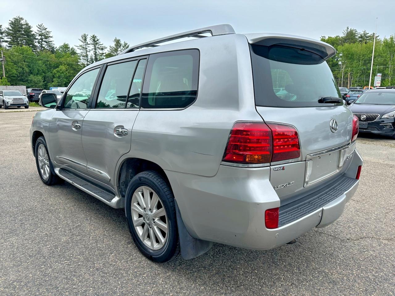 2008 Lexus Lx 570 Silver vin: JTJHY00WX84007796