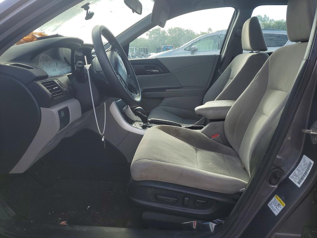 2014 Honda Accord Ex Gray vin: 1HGCR2F71EA106107