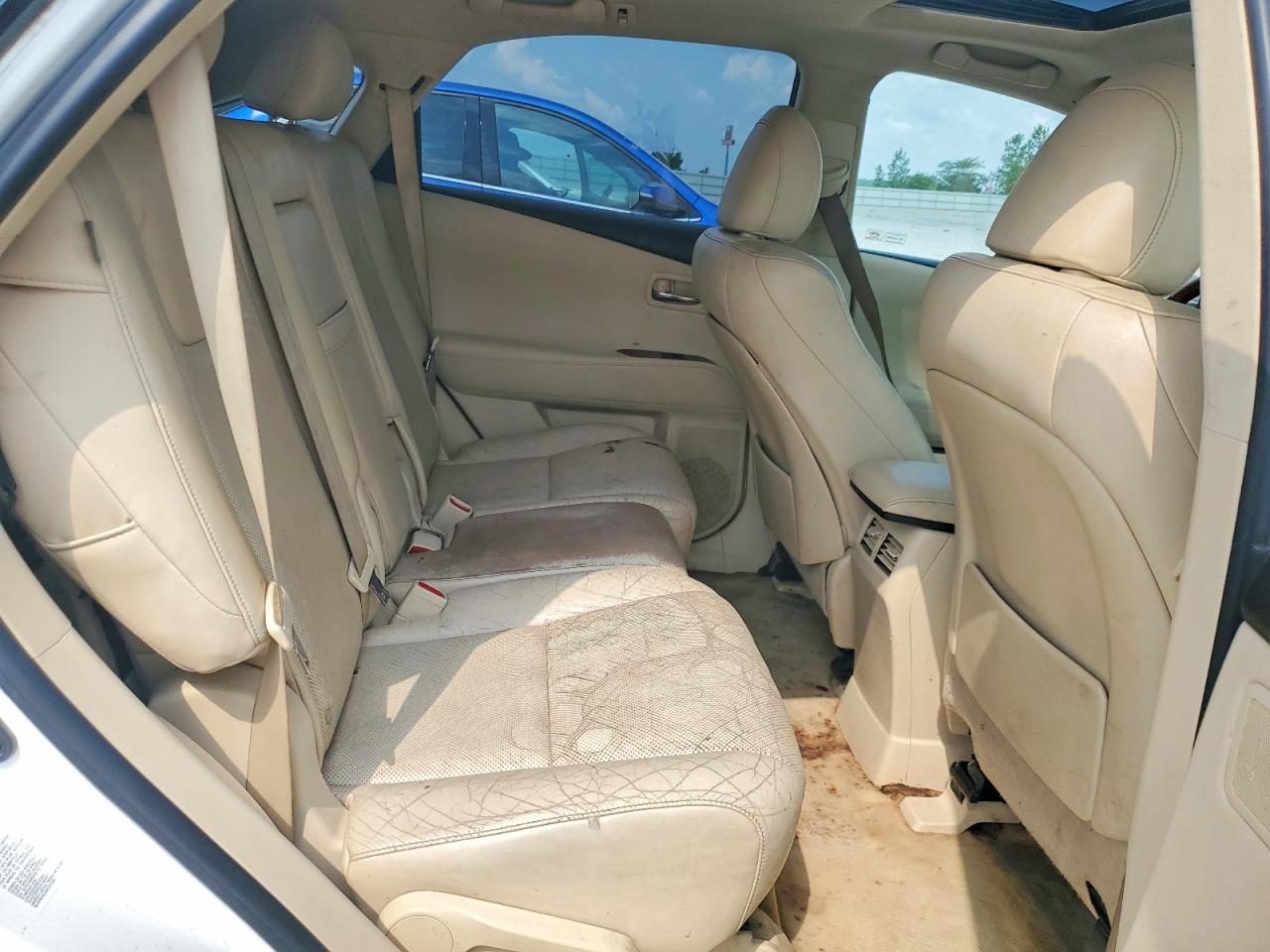 2011 Lexus Rx 450h White vin: JTJBC1BA4B2420859
