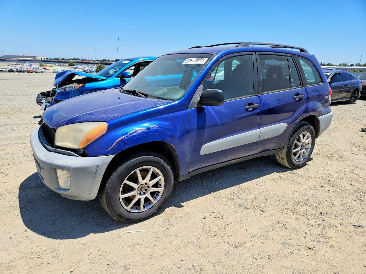 2001 Toyota Rav4 Base Blue vin: JTEGH20V510021485