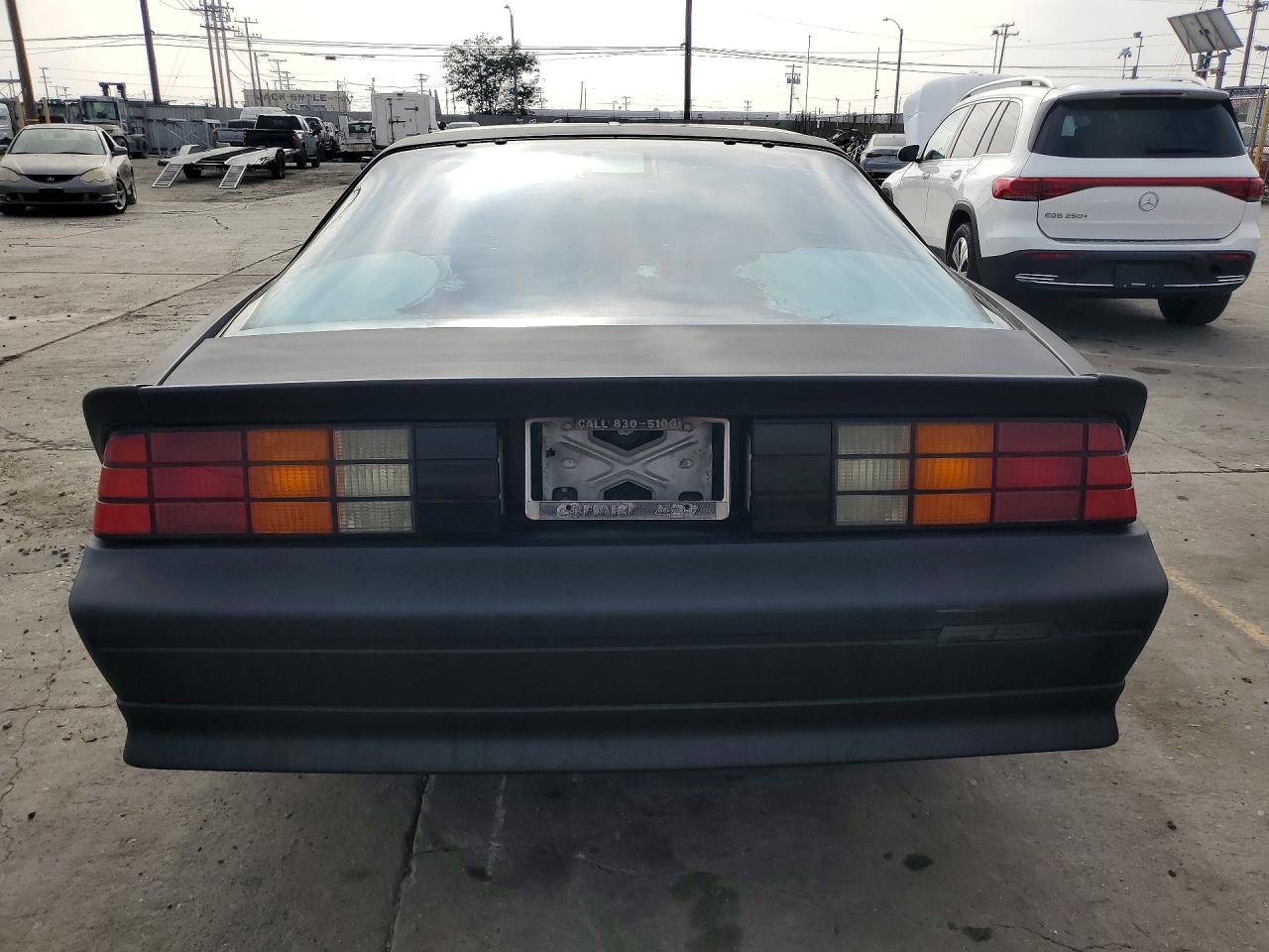 1991 Chevrolet Camaro Rs Black vin: 1G1FP23E6ML116289