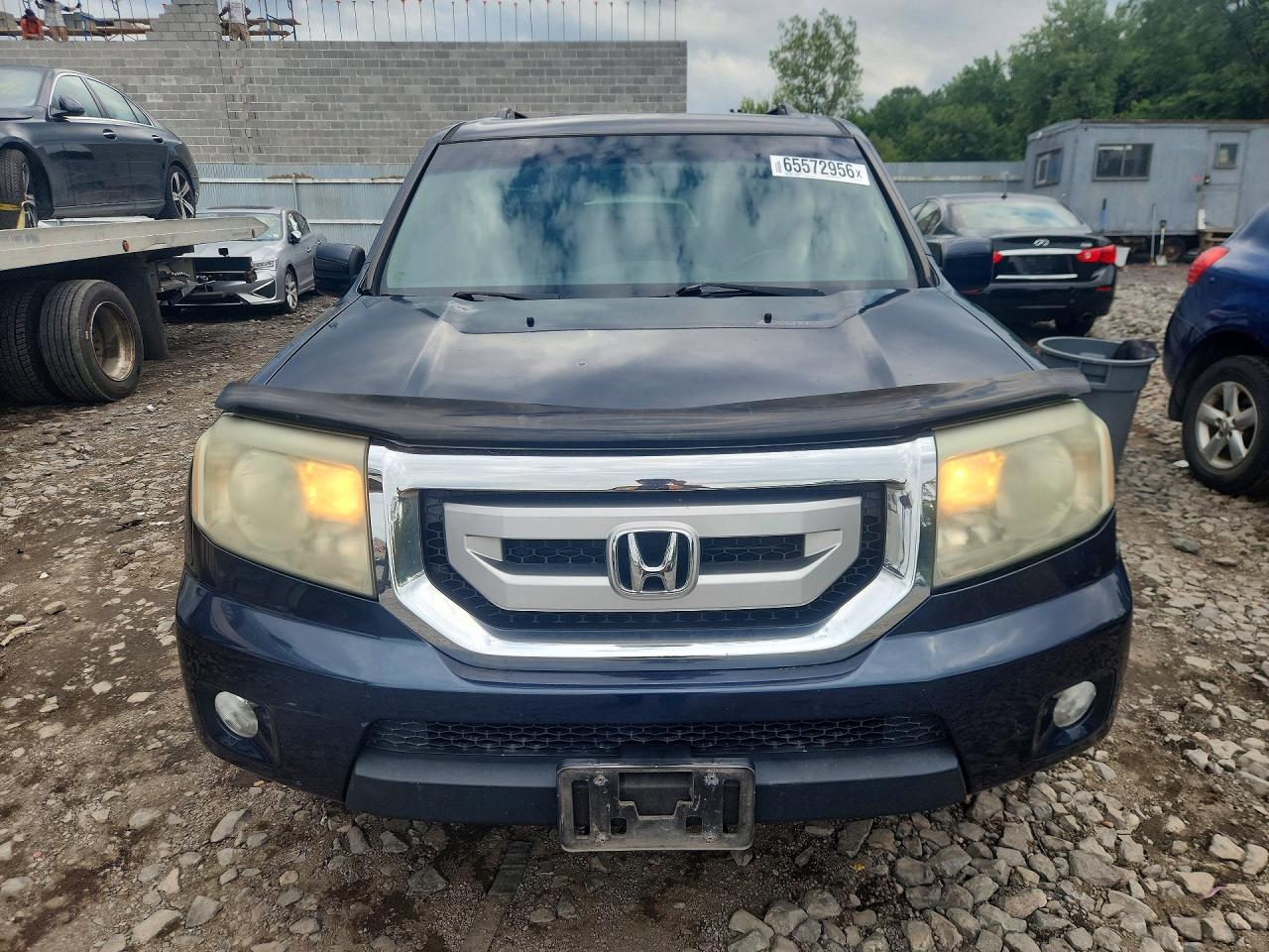 2010 Honda Pilot Exl Blue vin: 5FNYF4H61AB021170
