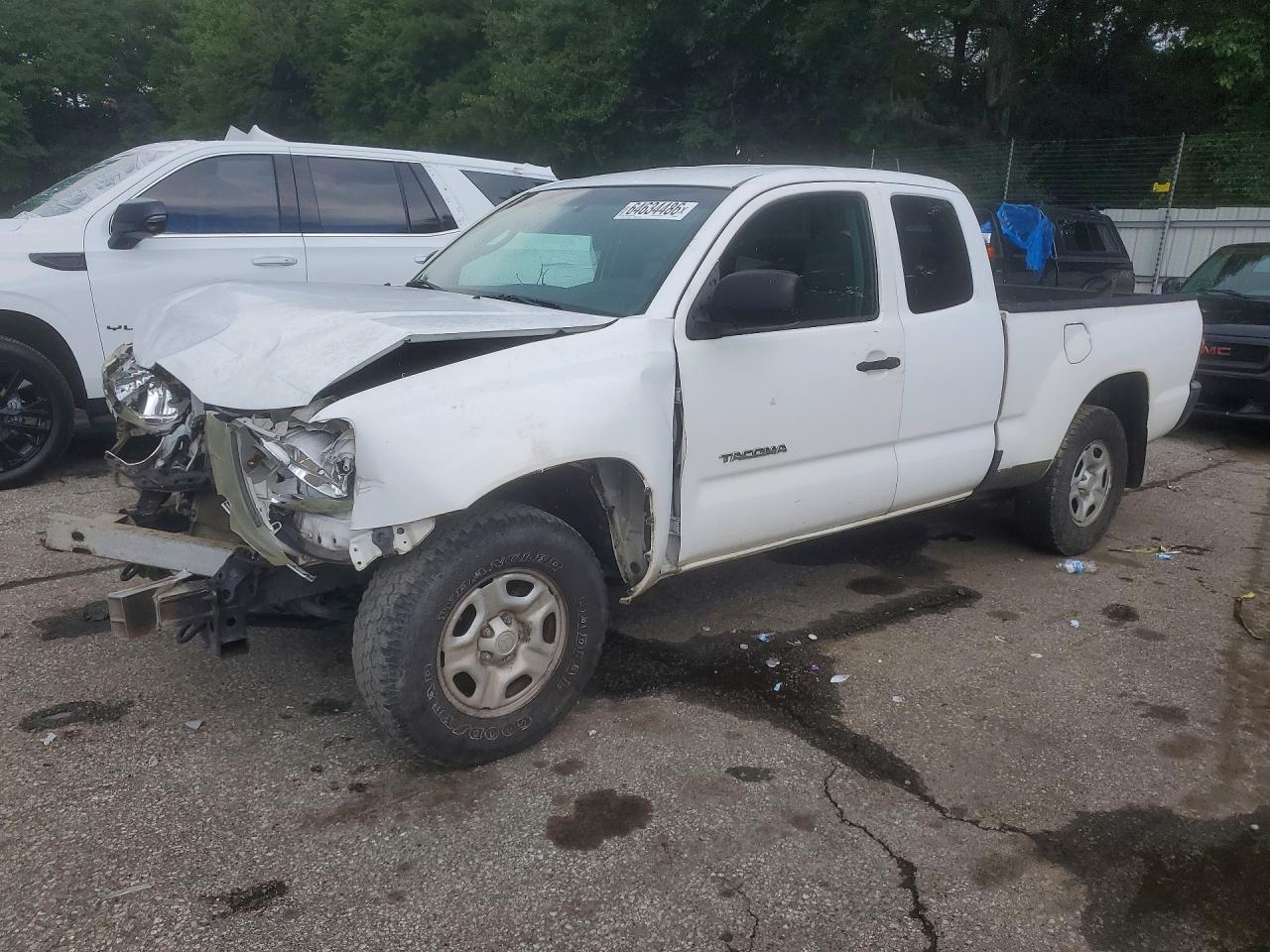 2011 Toyota Tacoma Base White vin: 5TFTX4CNXBX006583