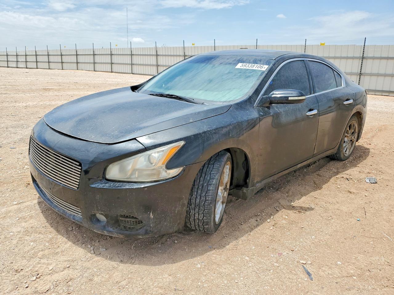 2009 Nissan Maxima 3.5 S Black vin: 1N4AA51E19C821215
