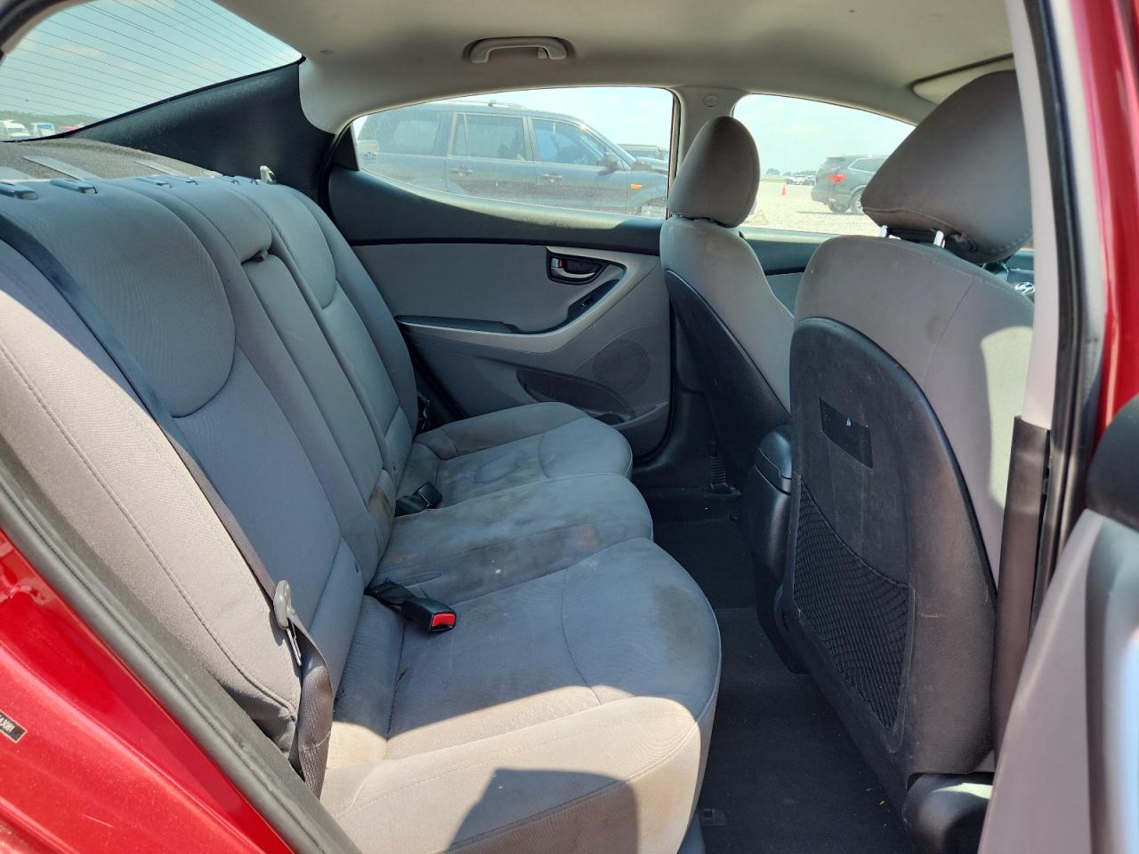 2014 Hyundai Elantra Se Burgundy vin: 5NPDH4AE2EH543081