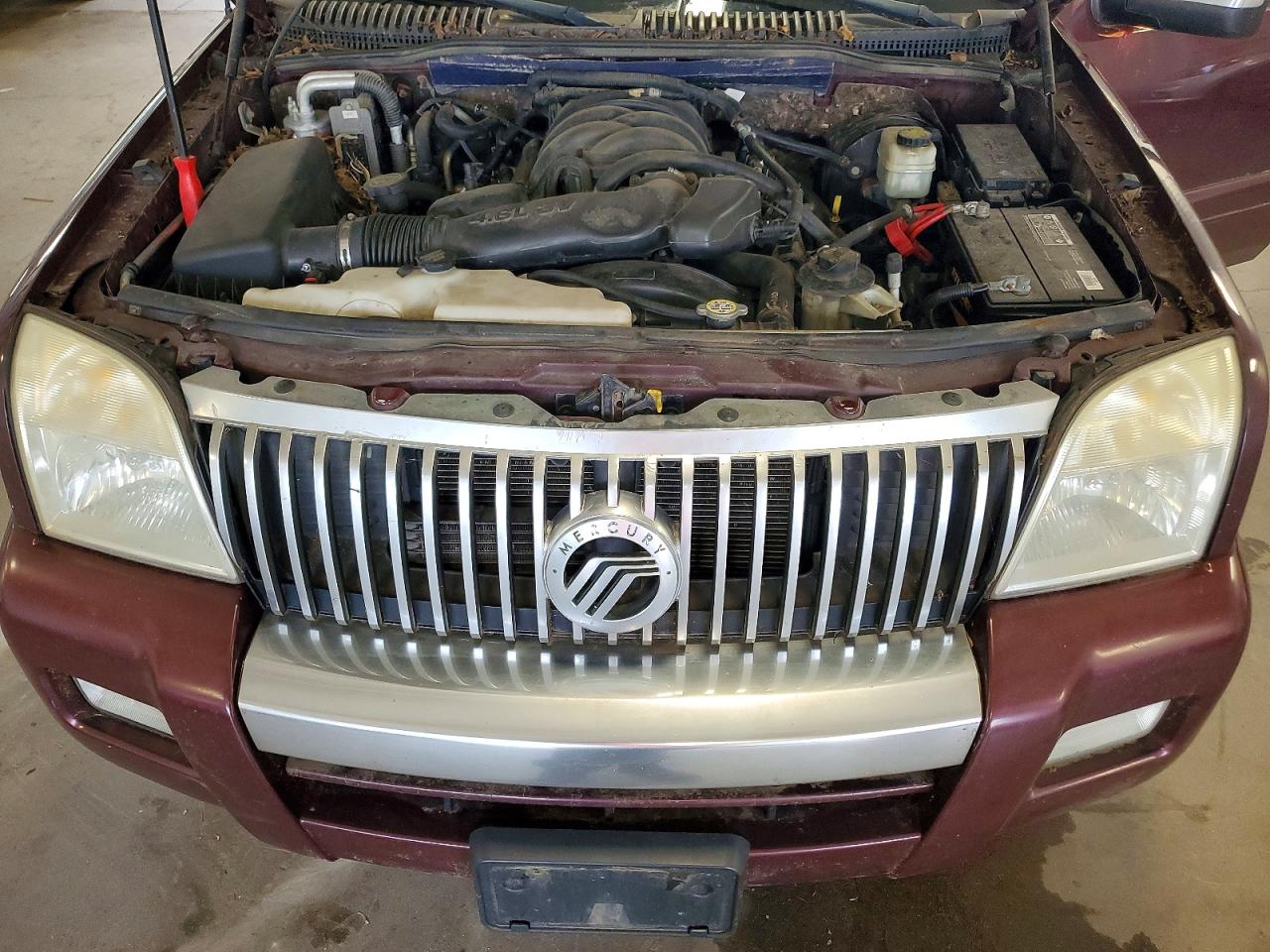 2007 Mercury Mountaineer Premier Maroon vin: 4M2EU48817UJ16025