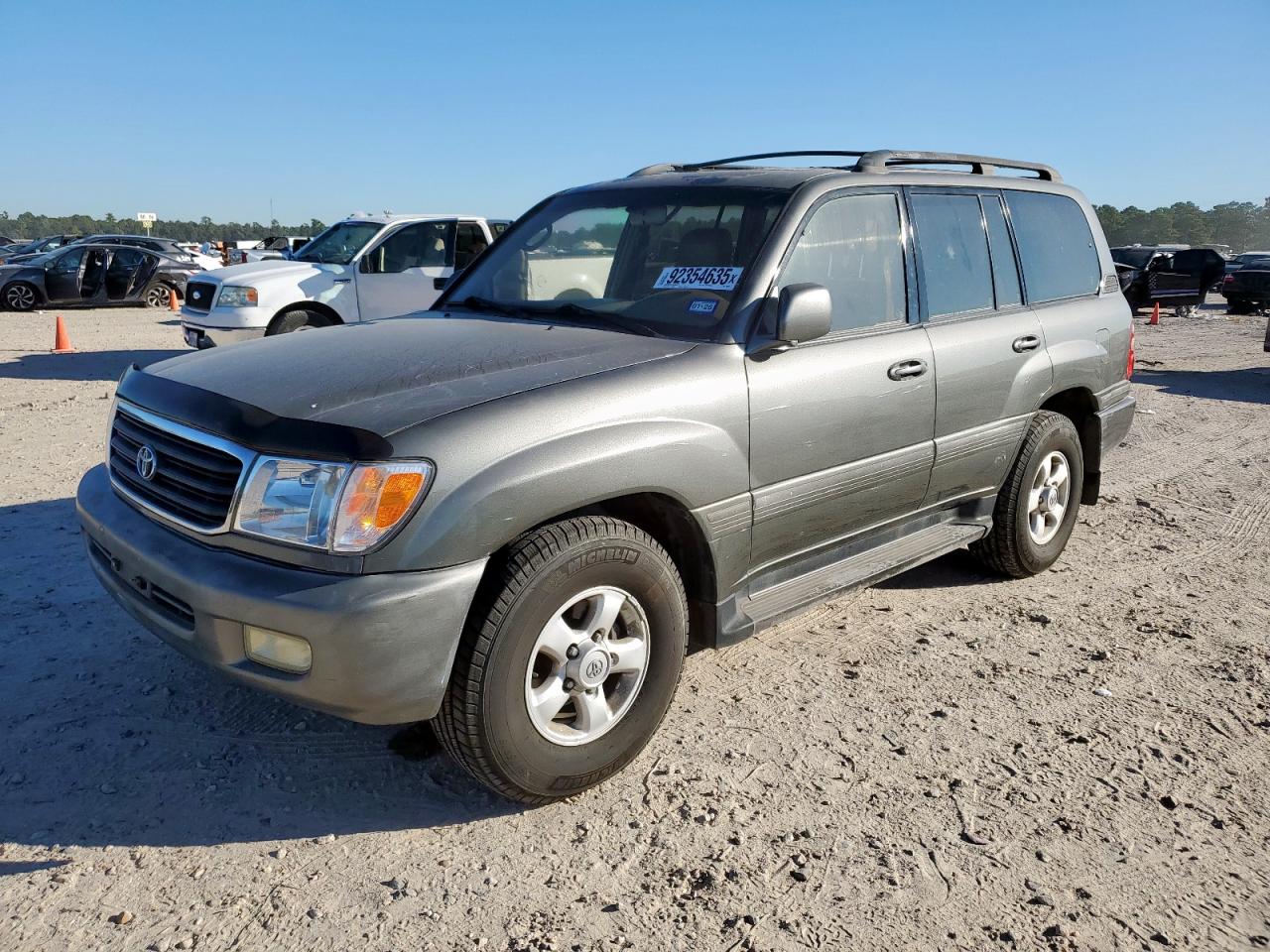 1999 Toyota Land Cruiser Gray vin: JT3HT05J8X0041664