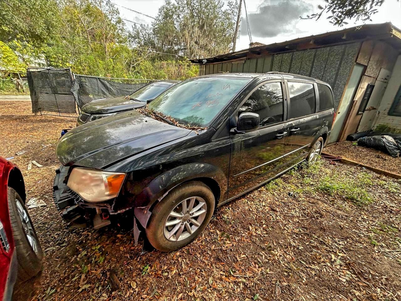 2014 Dodge Grand Caravan Sxt Black vin: 2C4RDGCG9ER128683