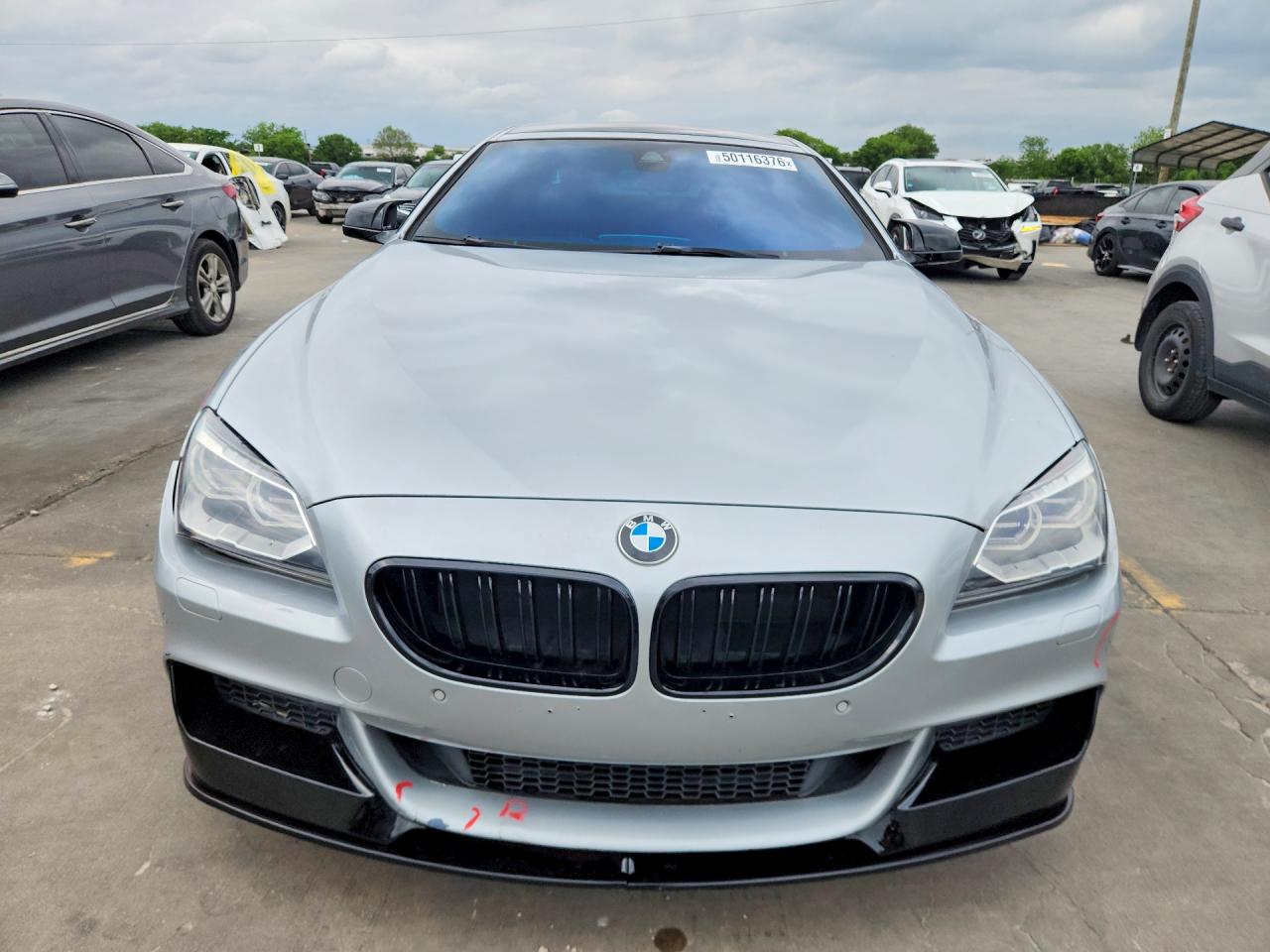 2015 Bmw 640 Xi Gran Coupe Silver vin: WBA6B8C51FD453908