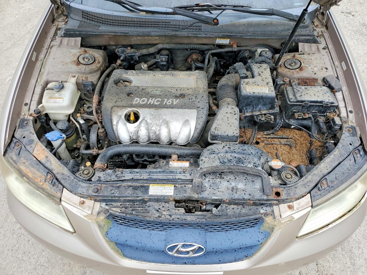 2007 Hyundai Sonata Gls Gold vin: 5NPET46CX7H290184